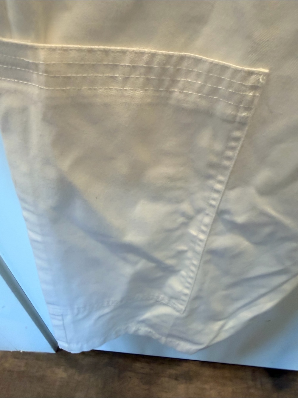 Aviator Scrub Cargo Pants White Medical Uniform Utility Pants Large - Picture 4 of 10